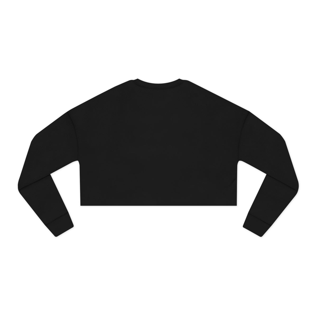 Copy of Bleev Leather Patch Cropped Sweatshirt — Women's Casual Streetwear